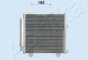 Ashika CND033025 - Конденсатор, кондиціонер autocars.com.ua