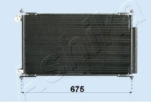 Ashika CND193017 - Конденсатор, кондиціонер autocars.com.ua