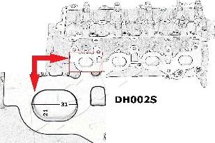 Ashika DH002S - Головка циліндра autocars.com.ua