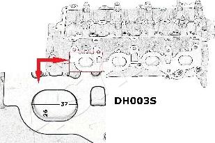 Ashika DH003S - Головка циліндра autocars.com.ua