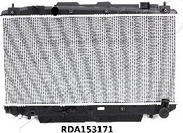 Ashika RDA153171 - Радиатор, охлаждение двигателя avtokuzovplus.com.ua