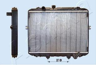 Ashika RDA283106 - Радіатор, охолодження двигуна autocars.com.ua