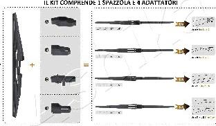 Ashika SA-X40R - Щетка стеклоочистителя avtokuzovplus.com.ua