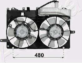 Ashika VNT152020 - Вентилятор, охолодження двигуна autocars.com.ua