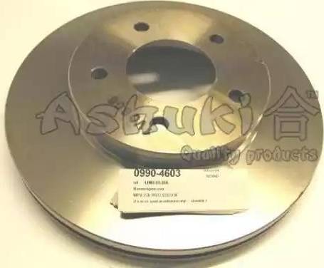 Ashuki 0990-4603 - Тормозной диск avtokuzovplus.com.ua