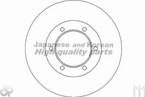 Ashuki 0990-6112 - Гальмівний диск autocars.com.ua