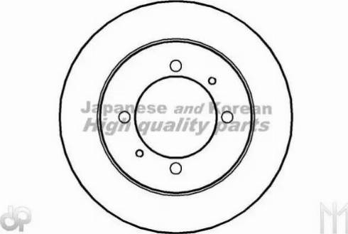 Ashuki 0993-6050 - Гальмівний диск autocars.com.ua