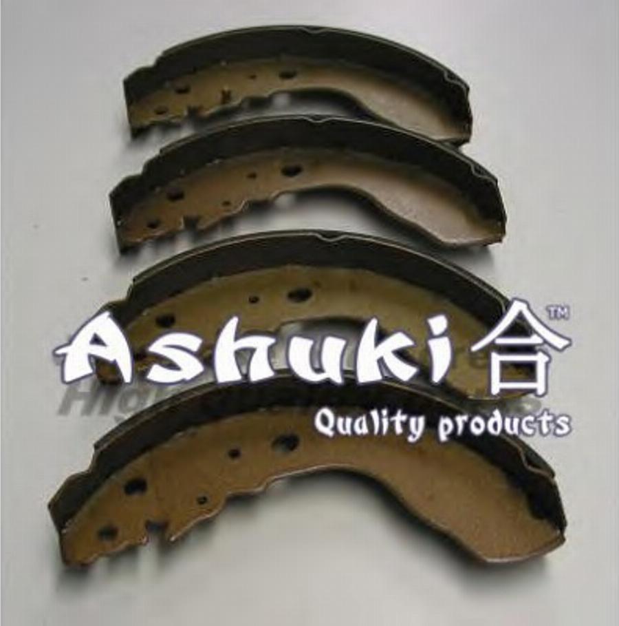 Ashuki 1050-0205 - Комплект тормозных колодок, барабанные avtokuzovplus.com.ua