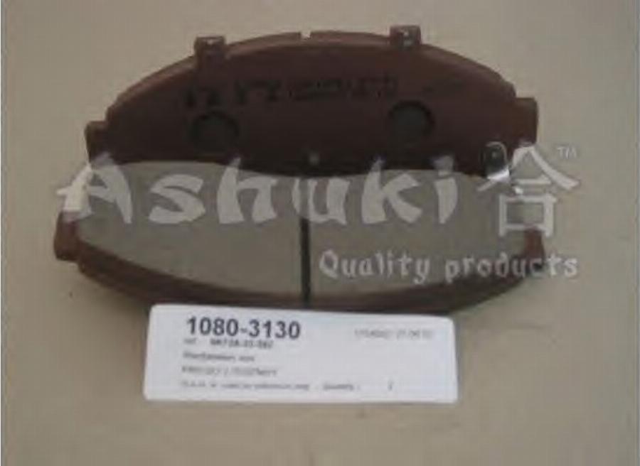 Ashuki 1080-3130 - Тормозные колодки, дисковые, комплект avtokuzovplus.com.ua