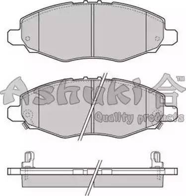 Ashuki 1080-8012 - Тормозные колодки, дисковые, комплект avtokuzovplus.com.ua