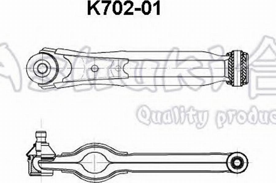 Ashuki 1470-0008 - Важіль незалежної підвіски колеса autocars.com.ua