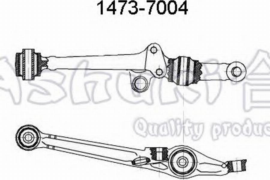 Ashuki 1473-7004 - Рычаг подвески колеса autodnr.net