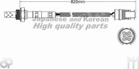 Ashuki 9200-48286 - Лямбда-зонд autocars.com.ua