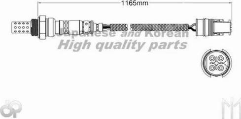 Ashuki 9200-48396 - Лямбда-зонд autocars.com.ua