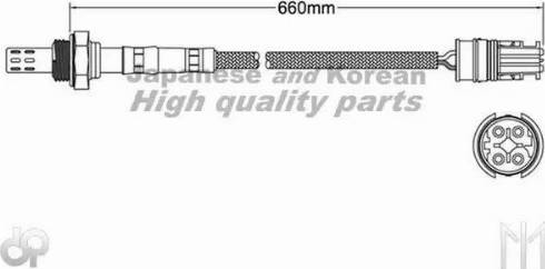 Ashuki 9200-48822 - Лямбда-зонд, датчик кислорода autodnr.net