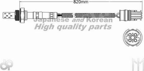 Ashuki 9200-48890 - Лямбда-зонд autocars.com.ua