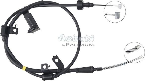 Ashuki ASH3-1495 - Трос, гальмівна система autocars.com.ua