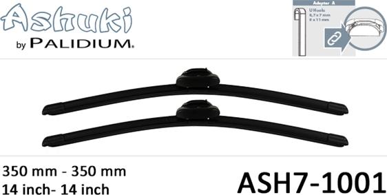 Ashuki ASH7-1001 - Щетка стеклоочистителя autodnr.net