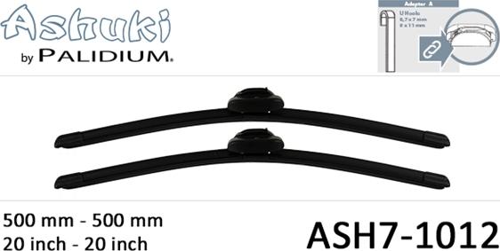 Ashuki ASH7-1012 - Щетка стеклоочистителя autodnr.net