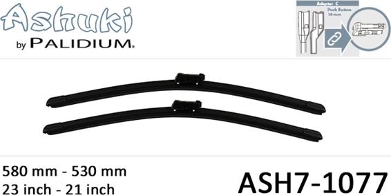 Ashuki ASH7-1077 - Щетка стеклоочистителя autodnr.net
