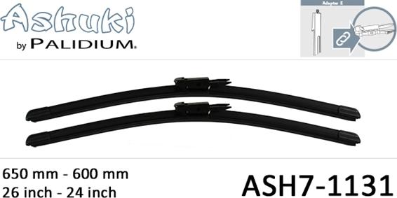Ashuki ASH7-1131 - Щетка стеклоочистителя autodnr.net