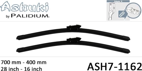 Ashuki ASH7-1162 - Щетка стеклоочистителя autodnr.net