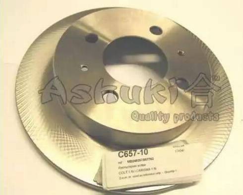 Ashuki C657-10 - Тормозной диск avtokuzovplus.com.ua