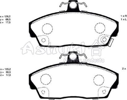 E.T.F. 502 - Гальмівні колодки, дискові гальма autocars.com.ua