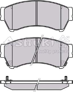 Ashuki M050-38 - Тормозные колодки, дисковые, комплект avtokuzovplus.com.ua