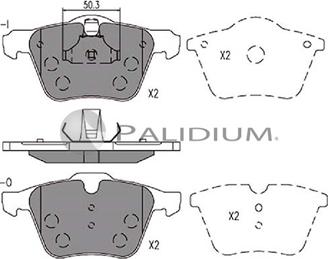 Ashuki P1-1148 - Гальмівні колодки, дискові гальма autocars.com.ua