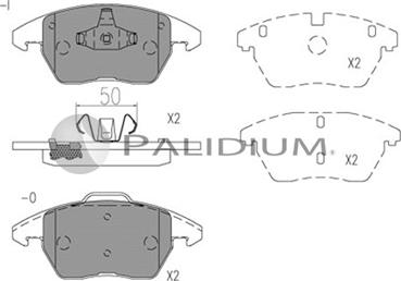 Ashuki P1-1528 - Гальмівні колодки, дискові гальма autocars.com.ua