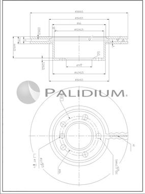 Ashuki P330-240 - Гальмівний диск autocars.com.ua