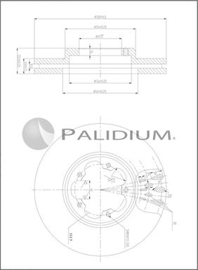 Ashuki P330-252 - Тормозной диск avtokuzovplus.com.ua