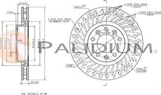 Ashuki P330-286 - Гальмівний диск autocars.com.ua