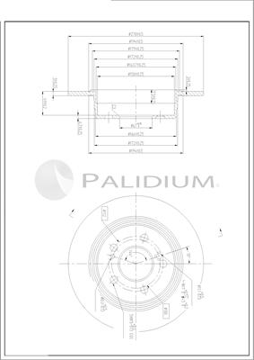 Ashuki P331-132 - Тормозной диск avtokuzovplus.com.ua