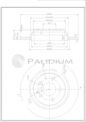 Ashuki P331-144 - Гальмівний диск autocars.com.ua