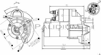 Ashuki PAL17-1001 - Стартер autocars.com.ua