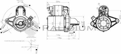 Ashuki PAL17-1002 - Стартер autocars.com.ua