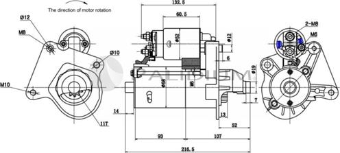 Ashuki PAL17-1015 - Стартер autocars.com.ua