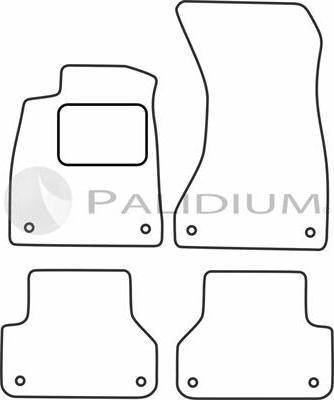 Ashuki PAL18-0040 - Комплект килимків autocars.com.ua