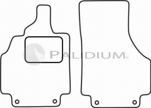 Ashuki PAL18-0067 - Комплект ковриков avtokuzovplus.com.ua