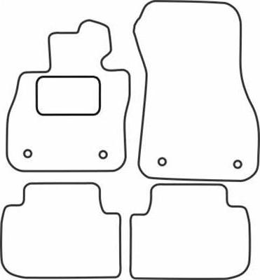 Ashuki PAL18-0080 - Комплект килимків autocars.com.ua