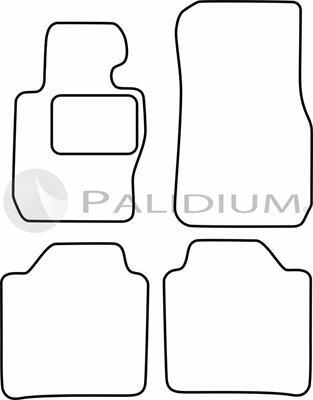 Ashuki PAL18-0097 - Комплект ковриков avtokuzovplus.com.ua