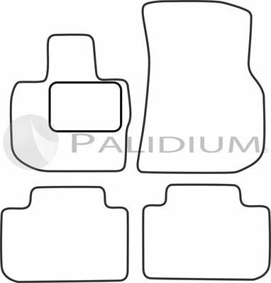 Ashuki PAL18-0128 - Комплект ковриков avtokuzovplus.com.ua