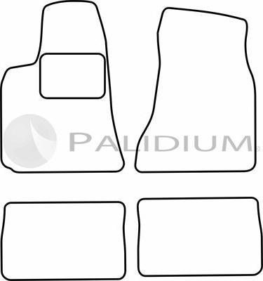 Ashuki PAL18-0154 - Комплект килимків autocars.com.ua