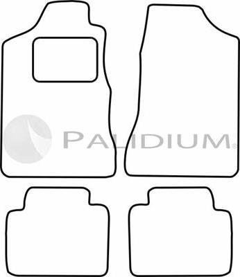 Ashuki PAL18-0161 - Комплект ковриков autodnr.net