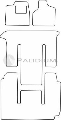 Ashuki PAL18-0174 - Комплект ковриков avtokuzovplus.com.ua