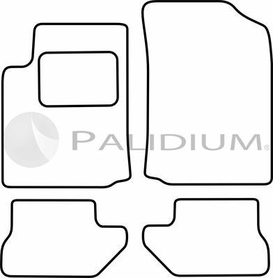 Ashuki PAL18-0200 - Комплект ковриков avtokuzovplus.com.ua