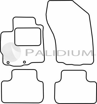 Ashuki PAL18-0204 - Комплект килимків autocars.com.ua