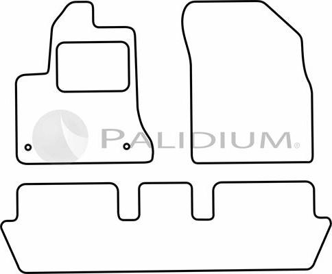 Ashuki PAL18-0207 - Комплект килимків autocars.com.ua